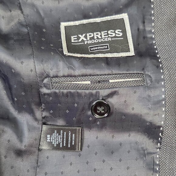 Express Producer suit jacket 36R - Picture 3 of 4